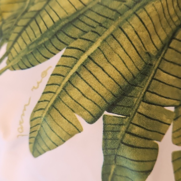 💕FARM RIO Palm Fan Bikini Set Triangle Bikini Top + Low Bikini Bottom XL/L NWT - Picture 10 of 14